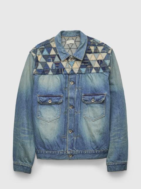 MSP-4000 Tsugihagi Selvedge Denim Jacket in Vintage Indigo