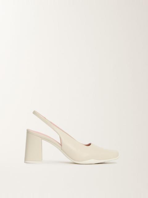 Slingback in nappa leather