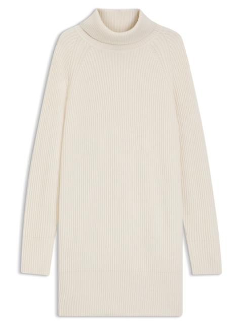 ROLLNECK SWEATER DRESS IN VIRGIN WOOL AND CASHMERE