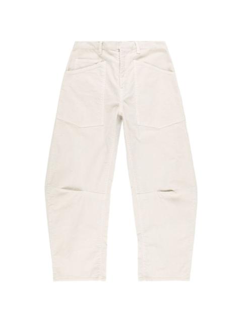Shon patch-pocket corduroy trousers