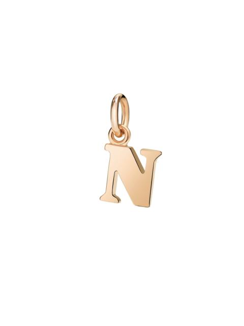 ROSE GOLD LETTER N CHARM