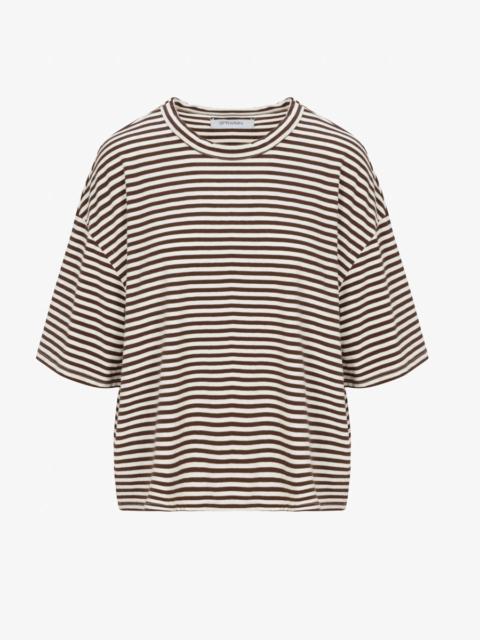 AMERICANO STRIPE SUPIMA COTTON BOXY TEE