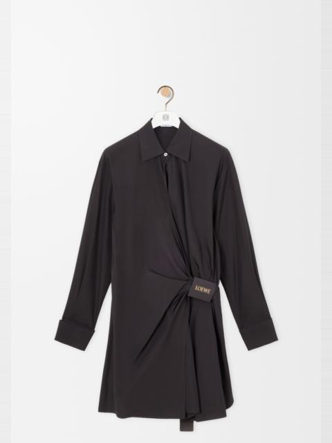 Shirt dress in cotton