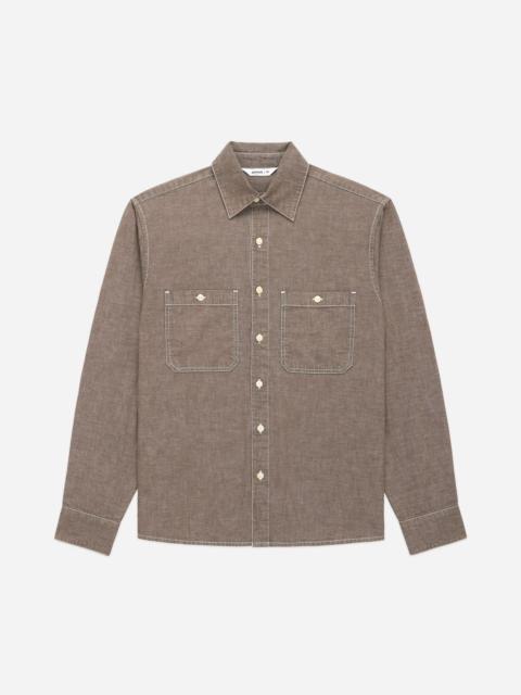 Utility Shirt - Brown Chambray