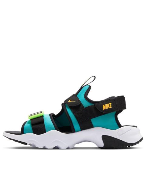 Nike Canyon Black Blue White Sandals 'Oracle Aqua Laser Orange Black' CI8797-300