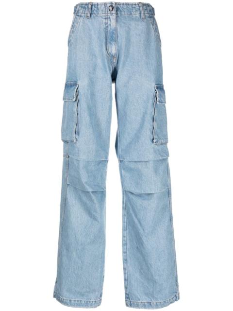denim cargo trousers