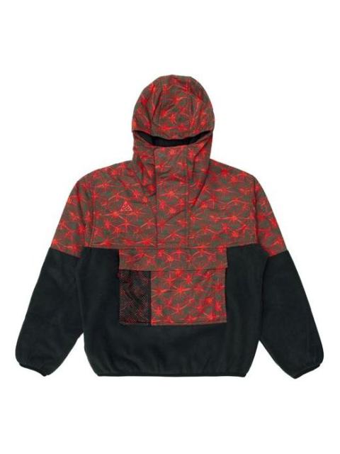 Nike Lab ACG Fleece Top 'Black Rush Red' CK3107-010