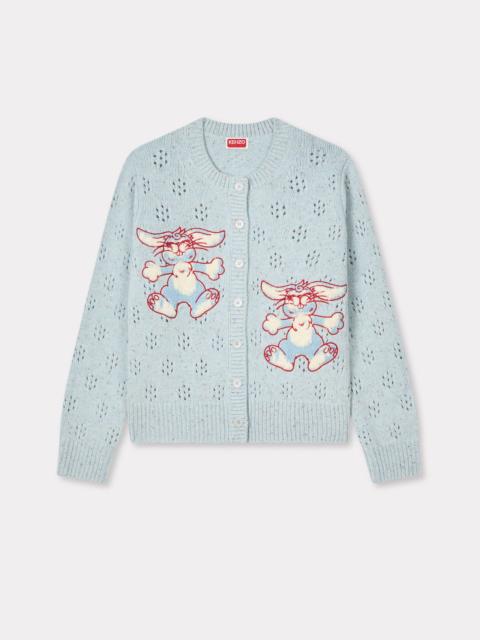 'KENZO Winter Holidays' embroidered cardigan in wool