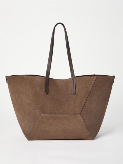 BC Duo large bag in suede with monili