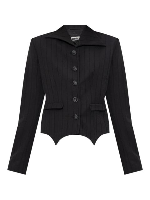 Petite pinstripe jacket