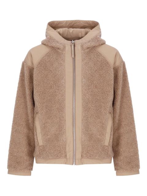 Alberni hooded reversible fleece jacket