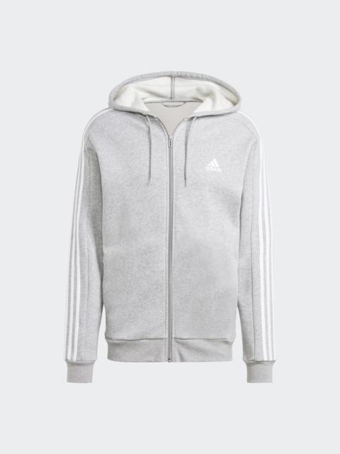 Essentials Fleece 3-Stripes Full-Zip Hoodie