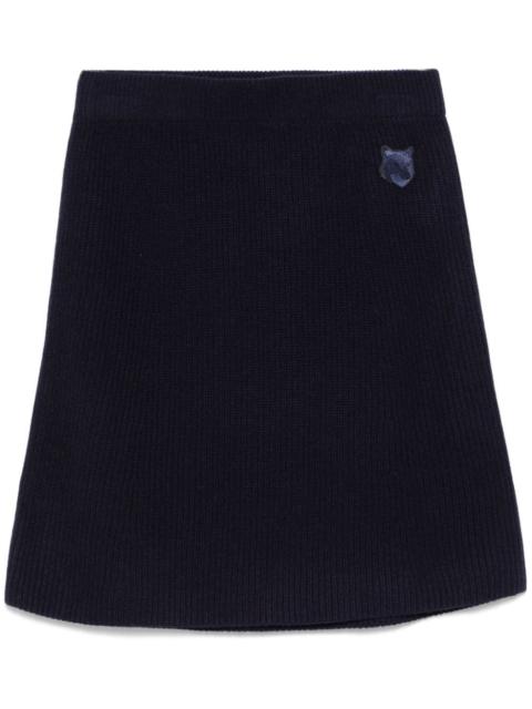 Bold Fox Head mini skirt