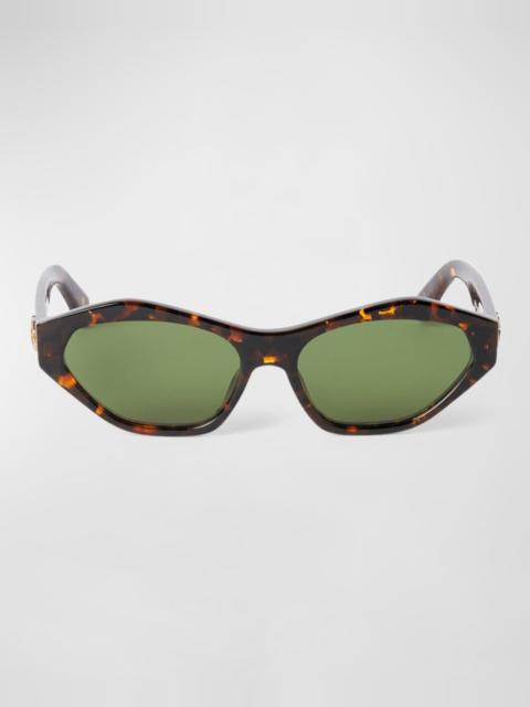 Kent Acetate Cat-Eye Sunglasses