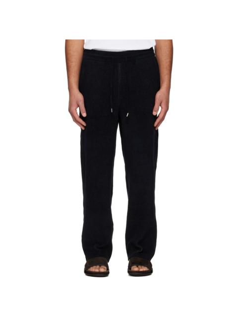 Black Essential Knit Trousers