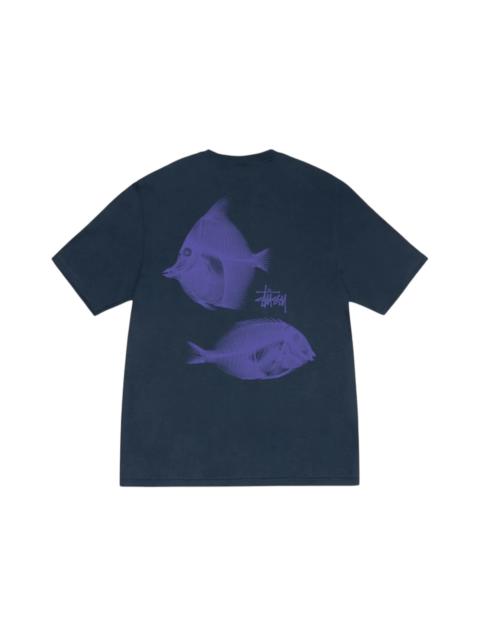Stussy X-Ray Fishin Tee Navy