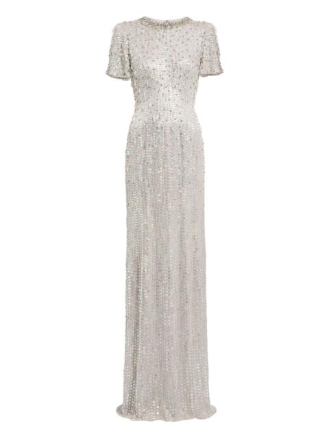 Serenity sequin-embellishment gown