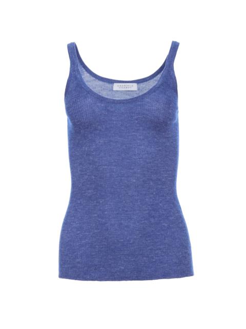 Cinxia Knit Tank Top in Cobalt Cashmere Silk with Hemp
