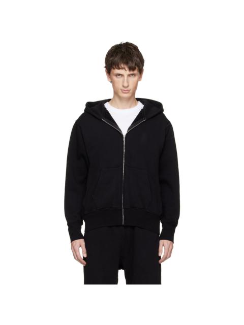 Black Heavyweight Zip Hoodie