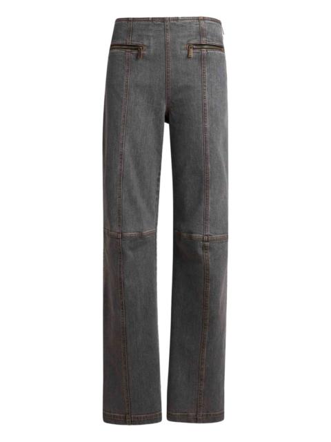 Pegaso-embroidered jeans