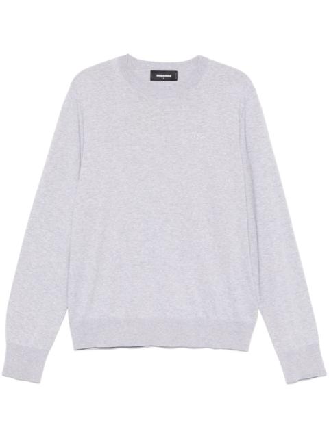 logo-appliqué sweater