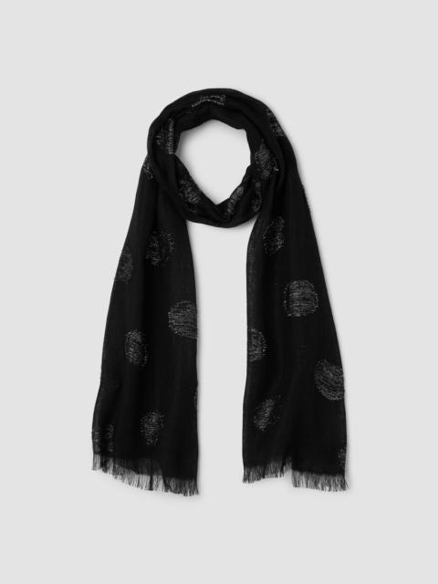 Linen Filcoupe Shimmer Scarf