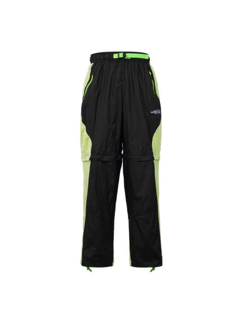 Air Jordan 23 Engineered Splicing Mesh Breathable Detachable Sports Pants Black DA5621-010