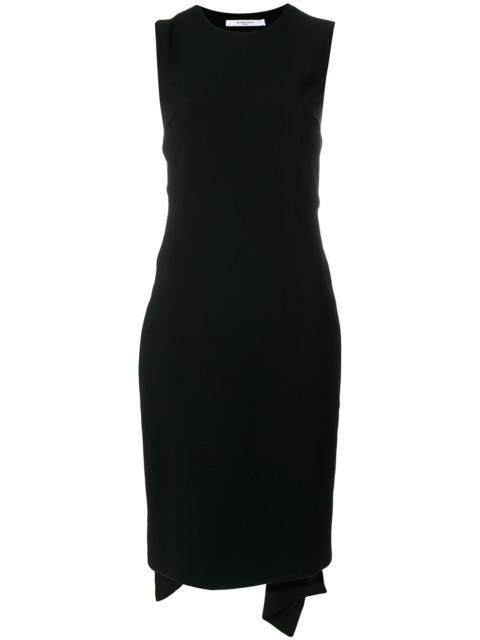 open back tie waist dress