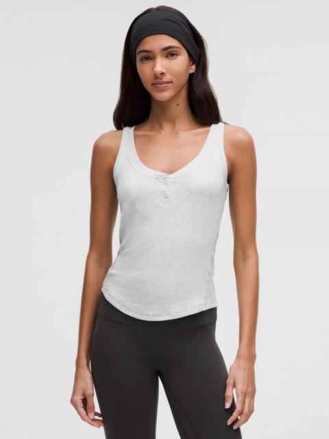 Hold Tight Henley Tank Top