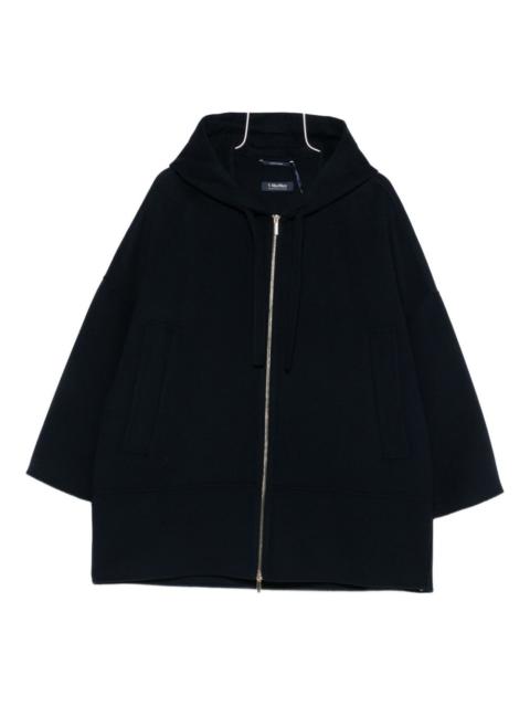 hooded zip coat