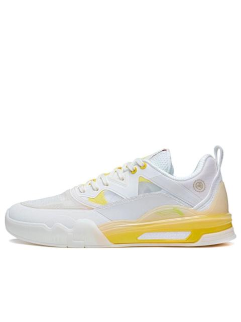 Li-Ning Ellington Skateboarding Shoes 'White Yellow' AEPR009-27