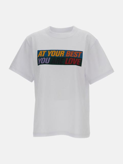 Short-sleeved shirt with print