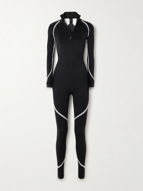 Stretch-knit ski jumpsuit Black