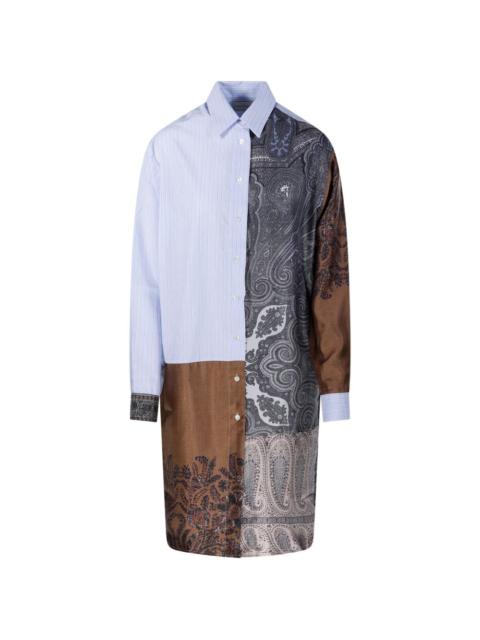 Alomhi paisley striped shirt