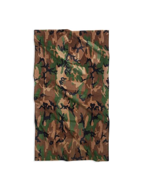Tonal Logo "SS24 - Woodland Camo" towel