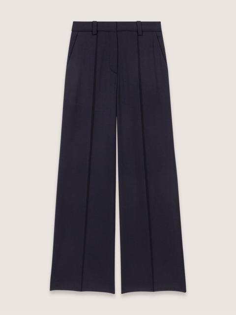 Suit trousers with pintucks