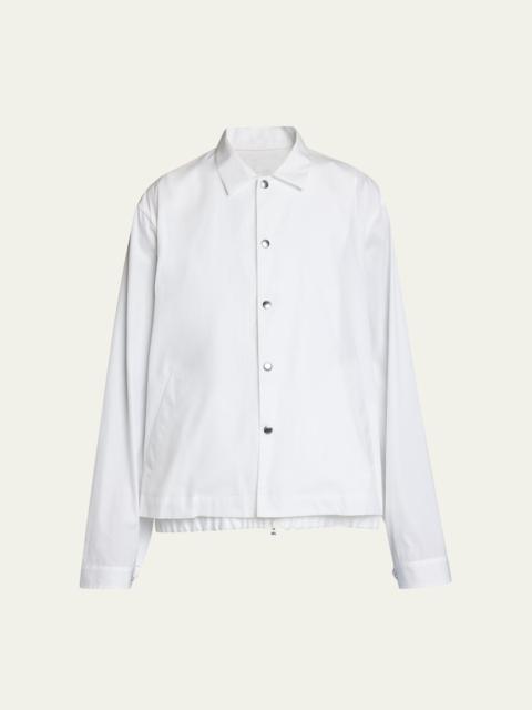 Men's Cotton Poplin Shirt Jacket