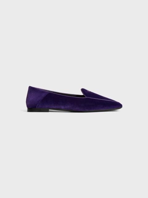 AURA LOAFER WITH TRIOMPHE IN Velvet