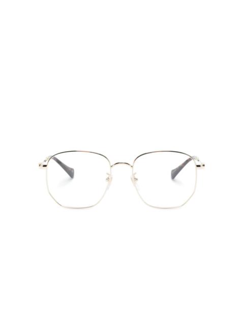 Interlocking G square-frame glasses