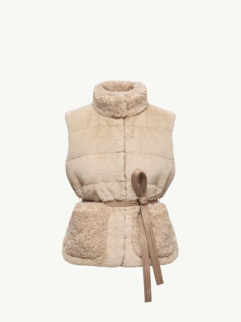 Joui Faux Fur & Teddy Down Vest