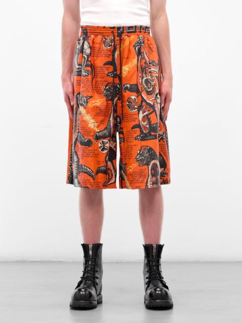 Monster Graphic Lamb BBall Shorts