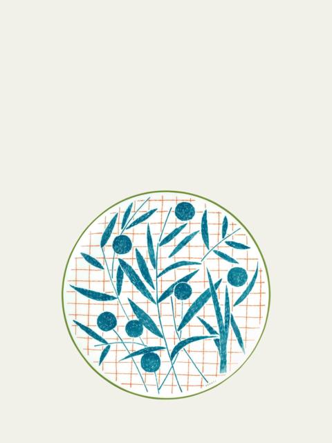 A Walk in the Garden Dessert Plate