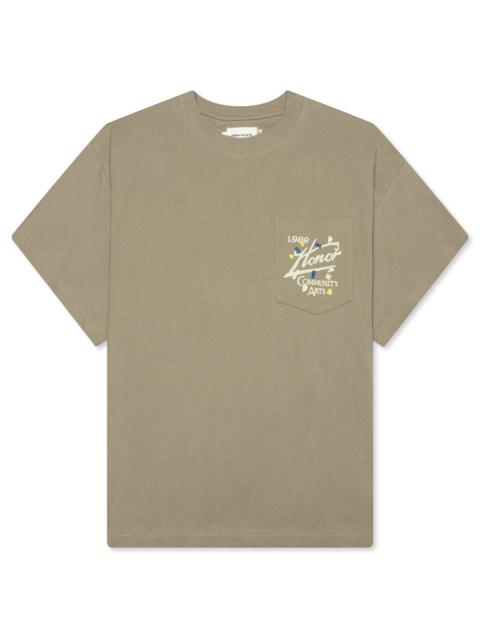 COMMUNITY ARTS TEE - PEBBLE