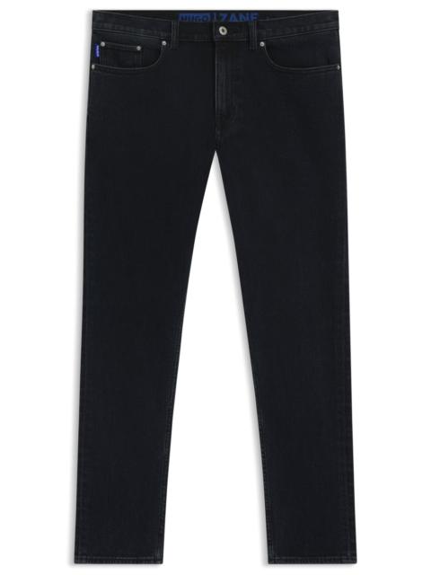EXTRA-SLIM-FIT JEANS IN MID-BLUE STRETCH DENIM
