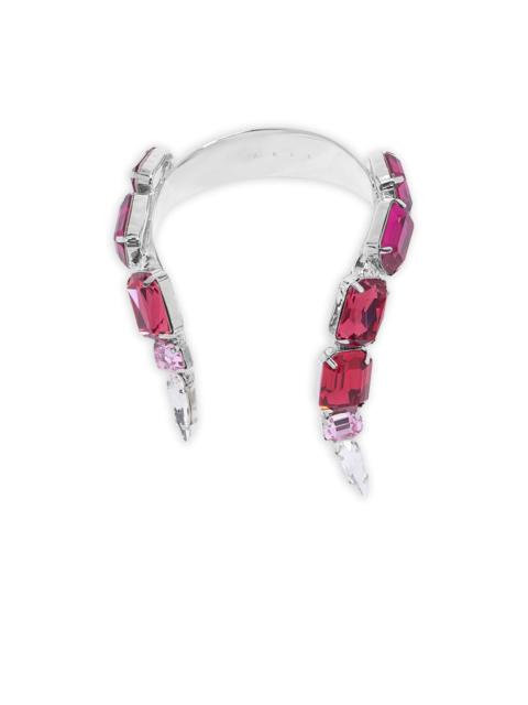 crystal wrap cuff bracelet