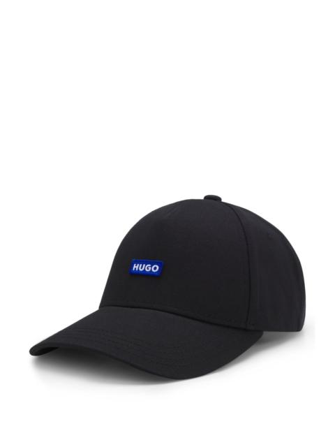 COTTON-TWILL CAP WITH EMBROIDERED LOGO LABEL
