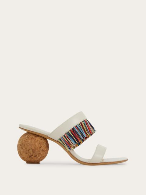 Fringed sandal