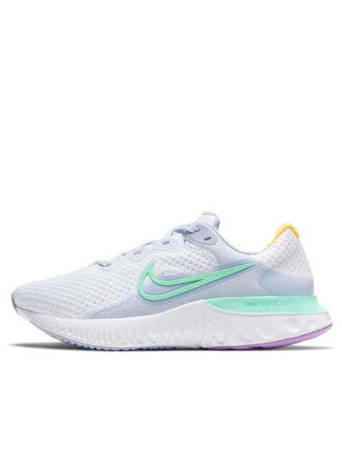 (WMNS) Nike Renew Run 2 'White Green Glow' CU3505-103