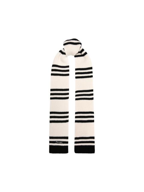 Prada Knit Scarf 'Black/White'