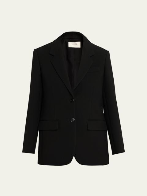 Single-Breasted Blazer Jacket